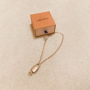Vintage Louis Vuitton Lock and Key necklace